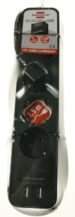 ECOLOR 1153240006 TAFELCONTACTDOOS 4-VOUDIG MET SCHAKELAAR EN 2X USB-LAADFUNCTIE 1,5M