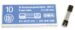 0,8A-T ZEKERING,  TRAAG,  5X20MM. INH:10 ST. ROHS-CONFORM