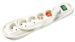 ECO-LINE 1159520400 TAFELCONTACTDOOS MET SCHAKELAAR 6-VOUDIG WIT 3M