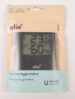 936054 THERMOMETER/ HYGROMETER BINNEN MAGNETISCH - ZWART