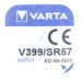 SR57 V399 1,55V-42MAH ZILVEROXIDE HIGH-DRAIN KNOOPCEL VARTA 9,5X2,7MM