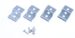 12966000000009 MONTAGEKLEMMEN INCL. SCHROEVEN,  SET