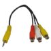 30069713 KABEL STEREO JACK>>3X CINCH 15CM