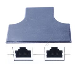 87860 RJ45 SPLITTER /  T-ADAPTER 1 X RJ45 FEMALE NAAR 2 X RJ45 FEMALE CAT.5E STP