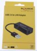 62595 ADAPTER USB 2.0 > LAN 10/ 100 MB/ S