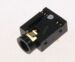 3722-003158 KOPTELEFOON-ENTREE 90º ZWART 1/ 6P