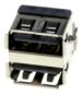 3722-002601 JACK-USB,4P/ 2C, AUF, BLK, ANGLE-OFFSET, A TY
