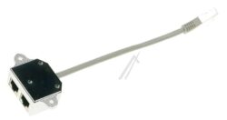 ISDN/ ISDN CAT5E PATCHKABEL-ADAPTER,  RJ45 STEKER /  2X RJ45 CONTRA
