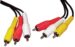 A/ V-KABEL 3XCINCH-STEKKER/ 3XCINCH-STEKKER 5,0MTR.