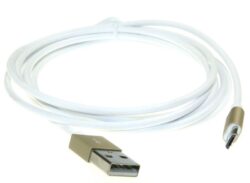 USB-A 2.0 ST. /  MICRO USB-B ST. FAST CHARGING,  WIT,  1,8MTR.