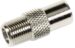DV 52 17706 F-ADAPTER,  1 STUK,  COAX-STEKER/  F-CONTRA