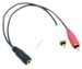 578872 ADAPTERKABEL 3,5 CONTRA NAAR 2X CINCH