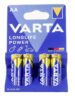 LR6 4906121414 1,5V AA BATTERIJ LONGLIFE POWER, BLISTER À 4 STUKS