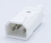 C14 915.271 APPARAATSTEKKER MET AARDCONTACT 10A/ 250V, 70°C