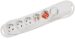ECO-LINE 1159420015 TAFELCONTACTDOOS 6-VOUDIG WIT    SNOER 1,5MTR.