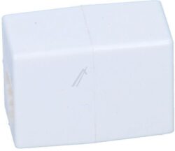 WESTERN-KOPPELING RJ12, 6P/ 6C,  WIT