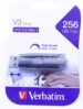 49168 USB 3.0 SUPERSPEED - V3 USB DRIVE 256GB ZWART