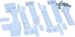 140046408146 KIT BEVESTIGING DEURPANEEL,  COMPLEET