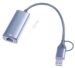 2-IN-1 USB 3.0A EN USB-C NAAR 2.5G GIGABIT-ETHERNETADAPTER