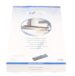 FKS817 KOOLFILTER ALTERNATIEF VOOR ELECTROLUX 9029802817 MCFB71, 42X14,2X2CM