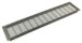 8033027 LÜFTUNGSGITTER 2, SCHWARZ-MATT