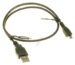 USB2.0-KABEL TYP-A STEKER/ TYP-B MICRO STEKER 0,5M,  ZWART