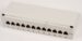 37737.12 MINI-PATCHPANEL STP 12XRJ45 CAT.6A,  10" 1HE,  RAL7035 GRAU