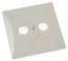 ESZ 52 274227 AFDEKPLAAT 2-GAATS 80X80MM