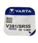 SR55 V381 KNOOPCEL 1,55V-45MAH 11,6X2,1MM ZILVEROXIDE VARTA