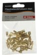 2,8MM-4,8MM-6,3MM AUDIO VLAKSTEKERHULZEN-SET,  ONGEÏSOLEERD VERGULD,  40 STUKS