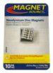 MAGNEET SET, 10 STUKS 8 X 3 MM