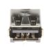 3722-002546 JACK-USB:4P/ 1C, AU, BLK, ANGLE, A TYPE