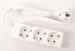 387.270S SELLY 3-FACH-STECKDOSENLEISTE,  WEISS,  1,5M