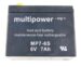 6V-7000MAH MP7-6S BLEIAKKUMULATOR MULTIPOWER