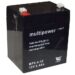 MP5,4-12 12V-5,4AH LOOD-GEL ACCU -MULTIPOWER-