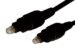 OPTISCHE KABEL TOSLINK/ TOSLINK (Ø =2,2MM),  0,5MTR.