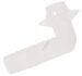 DB67-20011A AFLAATPLUG BUITEN PE,  WIT,  ASH-181