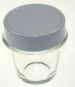 KW714808 MILL JAR (GLASS) & LID - GREY
