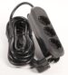 387.172 SMART 3-VOUDIGE STEKKERDOOS, ZWART 5M
