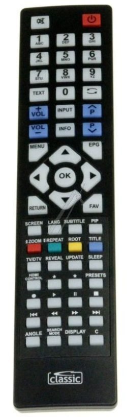 IRC87013 CLASSIC 1:1 AFSTANDSBEDIENING V. TELEFUNKEN / TOSHIBA LCD-TV