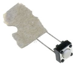 DRUKTOETS 24V-50MA 6,0X6,0MM DRUKKNOP HOOGTE 4,3MM