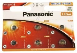 LR44 LR-44EL/6BP A 1,5V-120MAH ALKALINE KNOOPCELLEN, BLISTER À 6 STUKS