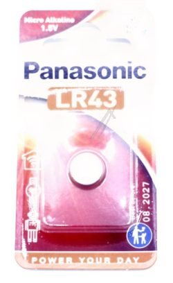 LR43 LR-43EL/1B A 1,5V MICRO ALKALINE KNOOPCEL, 1 OP BLISTER
