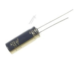 470UF-25V EEUFC1E471L ELCO RADIAAL 105° 8X20MM. RM=3,5MM. -ROHS-