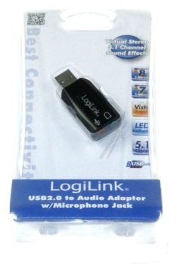 UA0053 USB SOUND ADAPTER 5.1 MET MICROFOON-JACK