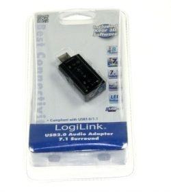 UA0078 USB 2.0 SOUND ADAPTER, 7.1 SURROUND INCL. XEAR 3D