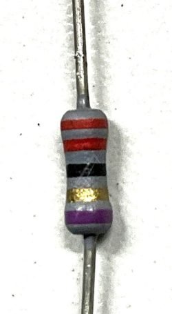 22R-0,33W VEILIGHEIDS-WEERSTAND 2,5X6,5MM.