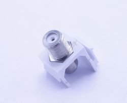 F-VERBINDER KEYSTONE MODUL, WEISS, SILBER