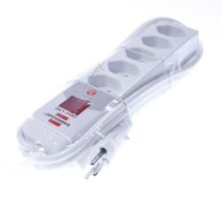 CLEVER-LINE 1158022 STECKDOSENLEISTE 5-FACH (1,5M KABEL, MIT SCHALTER, FÜR INNENANWENDUNG) WEISS *CH*