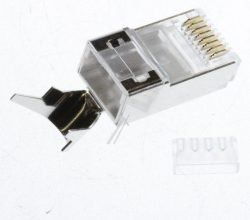 RJ45 HIROSE-STEKER 8P/8C AWG24 CAT6 , AFGESCHERMD MET INVOERHULP